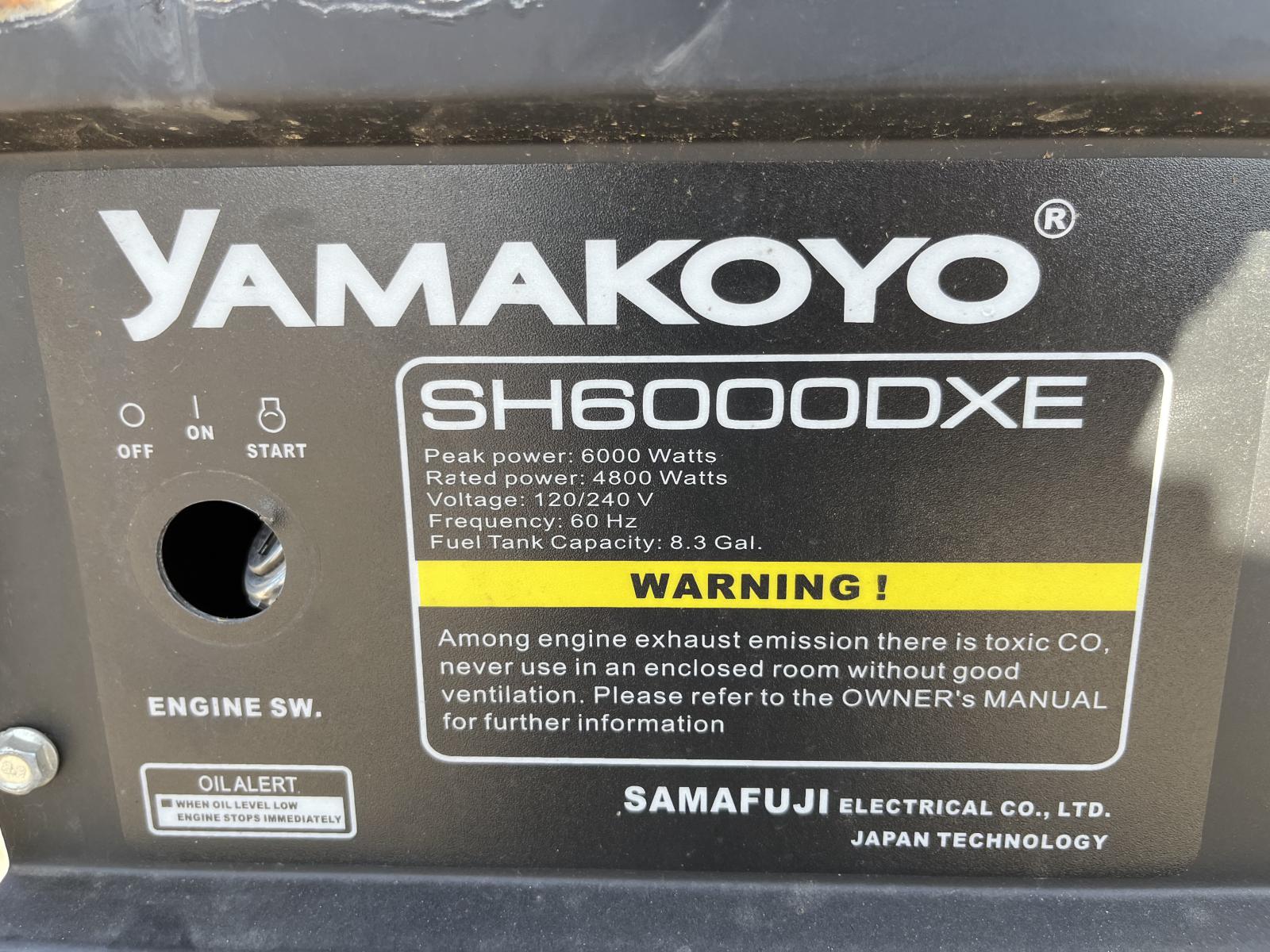 PLANTA DE LUZ YAMAKOYO SH6000DXE